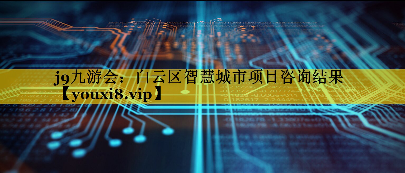 白云区智慧城市项目咨询结果